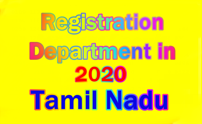 Registration department in Tamil Nadu